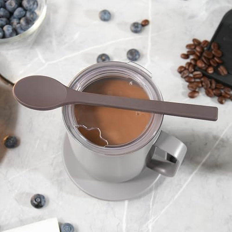Upgrade Your 10Oz Ember Mug with Our Splash-Proof Lid and Heat-Resistant Silicone Spoon Set – Perfect for Coffee Lovers!