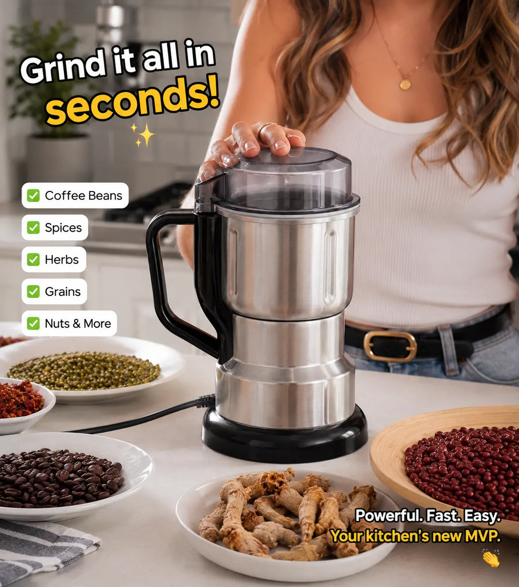 Elevate Your Coffee Experience with the Springtok 300W Electric Coffee Grinder – Perfect for Beans, Spices & Nuts!