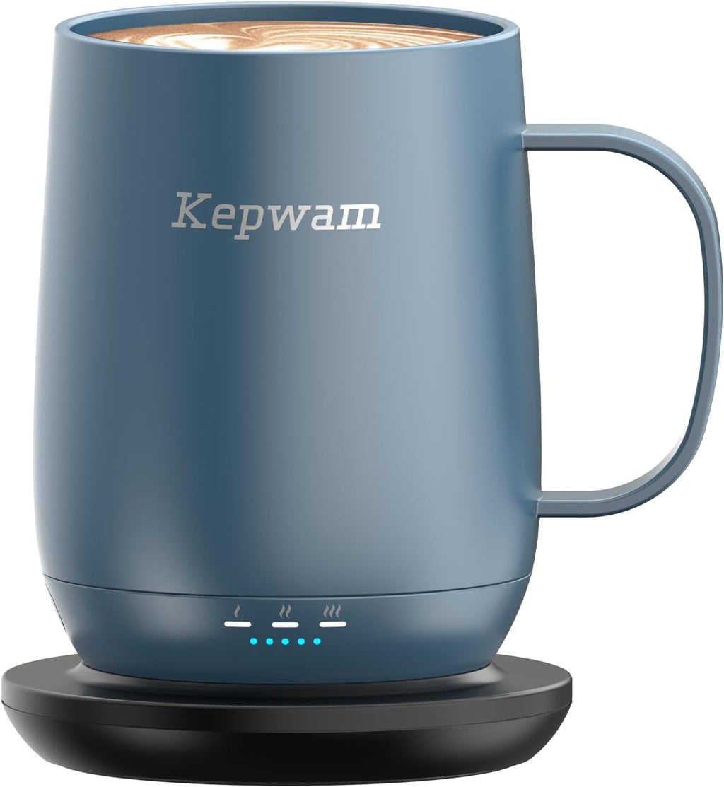 Ultimate Self-Heating Coffee Mug T2 - Enjoy Your Favorite Beverages at the Perfect Temperature (16oz, Up to 149℉)