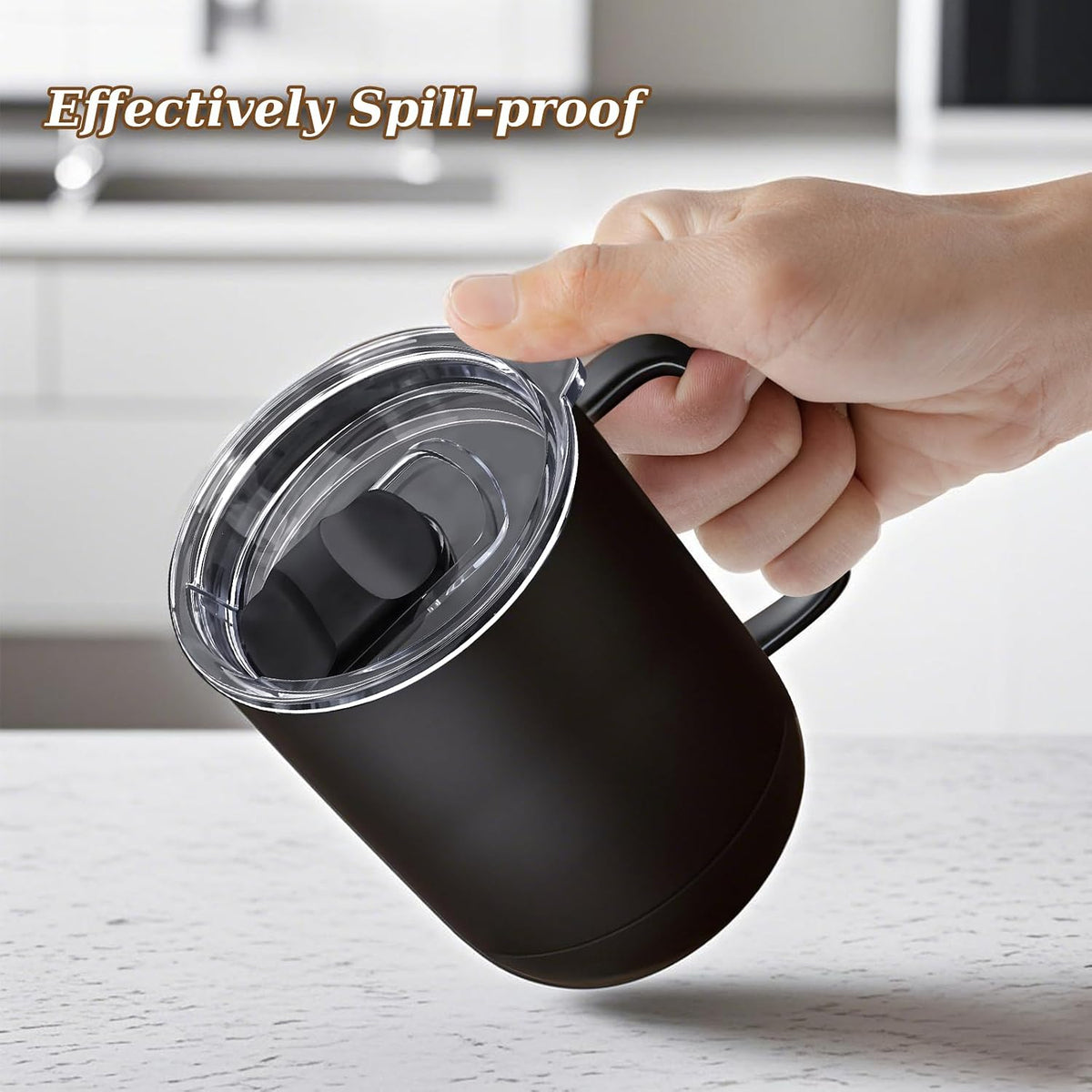 Upgrade Your Ember Experience: Magnetic Slider Replacement Mug Lid for 14 Oz Mugs - Splash-Proof & Convenient!