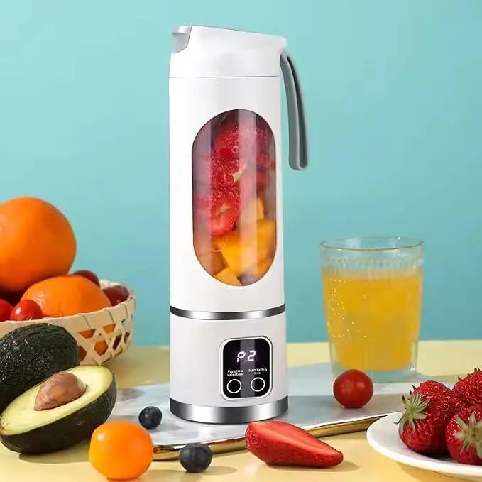 Unleash the Power of Smoothies Anywhere with Our Ultimate USB Rechargeable Portable Blender - Perfect for Travel, School, and Gym! Leak-Proof Design for Effortless Shakes and Baby Food!